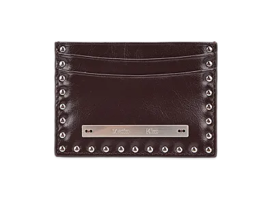 Matin Kim Western Stud Card Wallet "Brown"