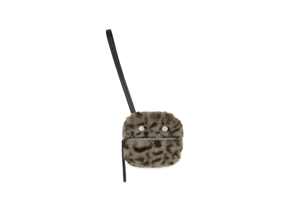 Matin Kim Leopard Mini Pouch "Grey"
