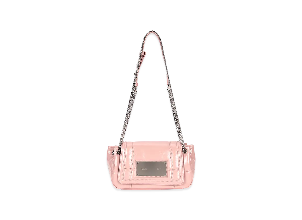 Matin Kim Glossy Quilting Small Chain Bag "Pink"