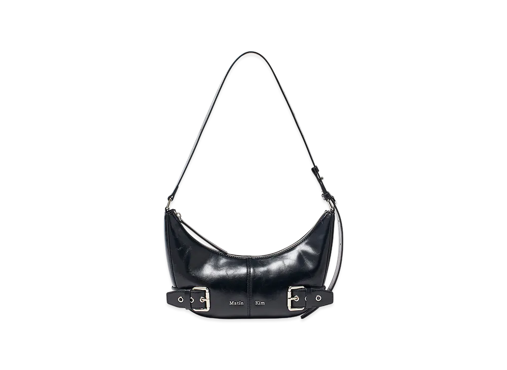 Matin Kim Belted Shoulder Bag "Black"