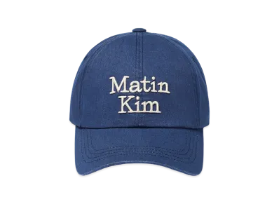 Matin Kim Matin Volume Logo Ball Cap "Navy"