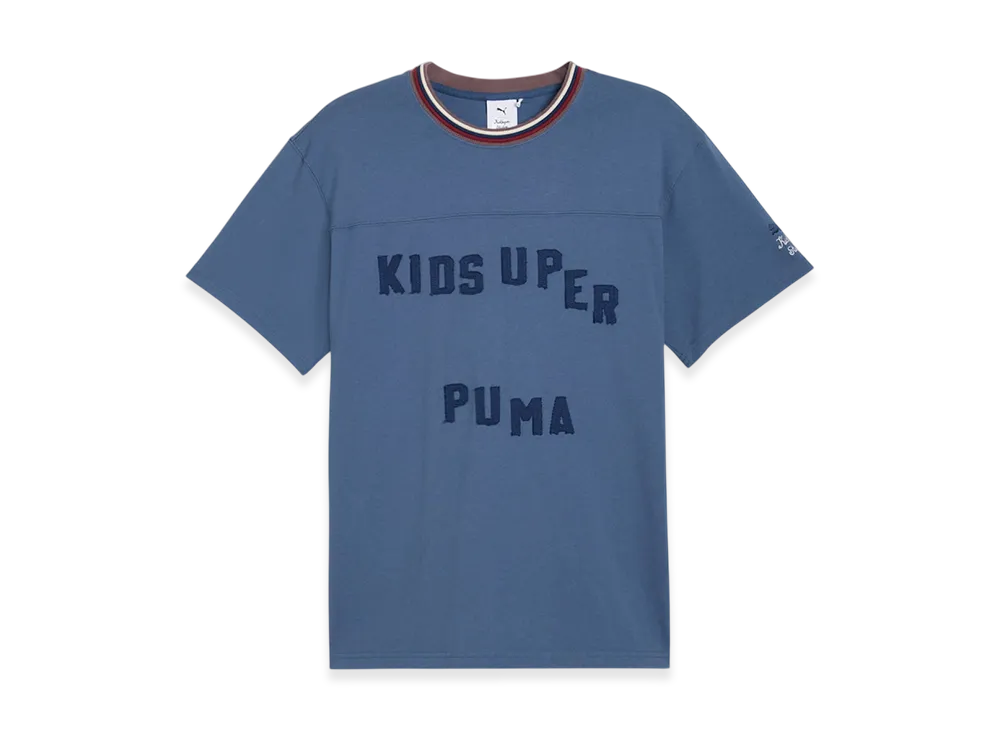 Puma x KidSuper Studios Graphic Print Tee "Dark Indigo"