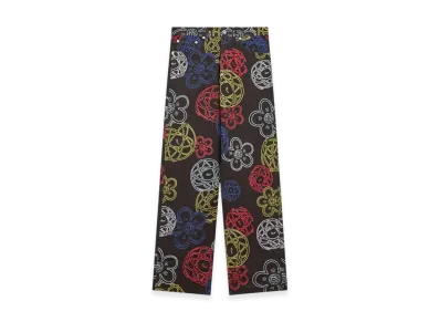 KENZO x Futura 2000 Embroidered Wide Fit Pants "Black"