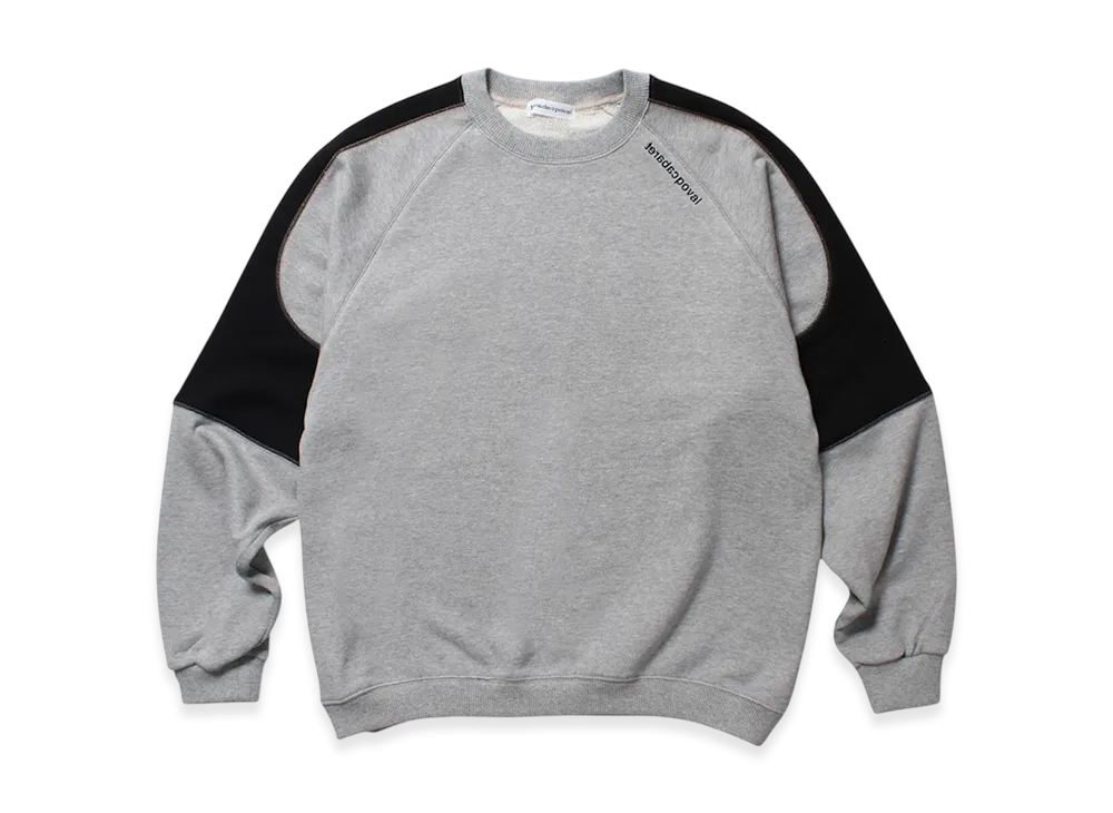 CABARET POVAL Warm Up Crewneck Sweatshrit "Gray"