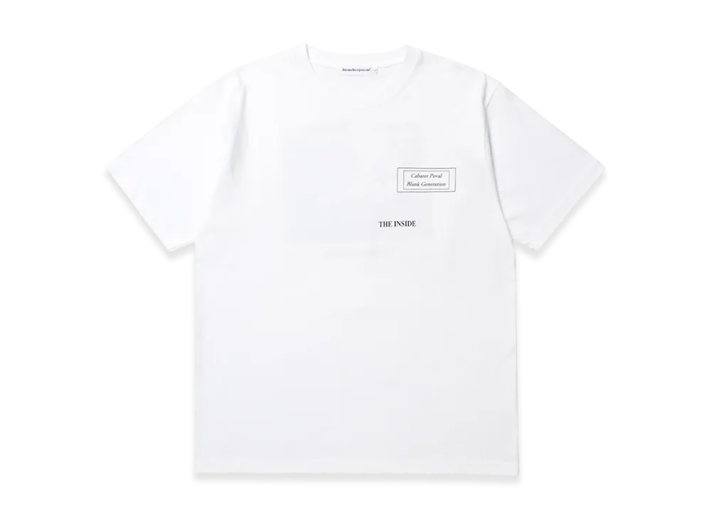 CABARET POVAL Framed Tee "White"