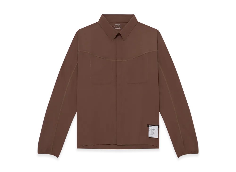 SATISFY Peaceshell River Shirt "Brown"
