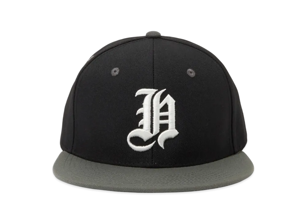 Hide and Seek H Baseball Cap "Black/Charcoal Gray"