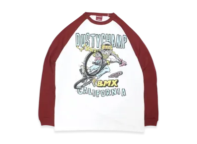 Hide and Seek Dustychamp x Damian Fulton Raglan L/S "Burgundy"