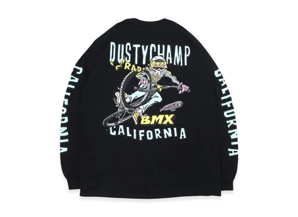 Hide and Seek Dustychamp x Damian Fulton L/S Tee "Black"