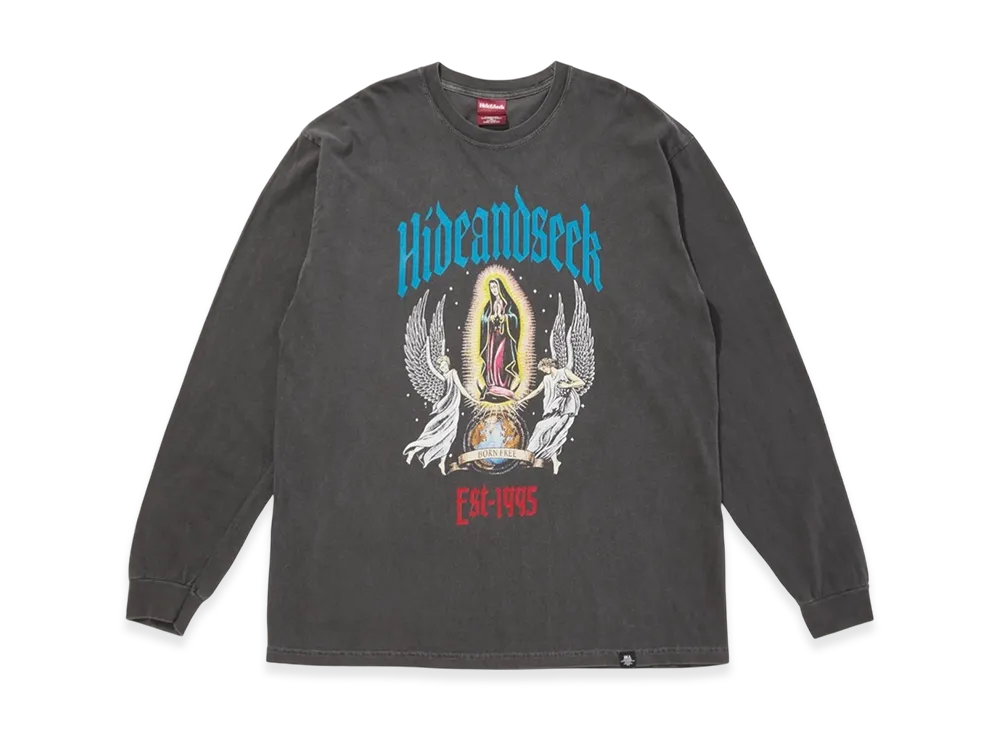 Hide and Seek St Maria L/S Tee (Front) "D-Gray"