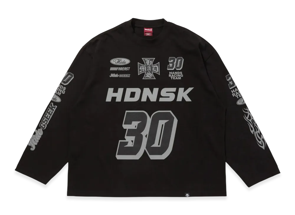 Hide and Seek Racing L/S Tee (Loose Fit) "Black"