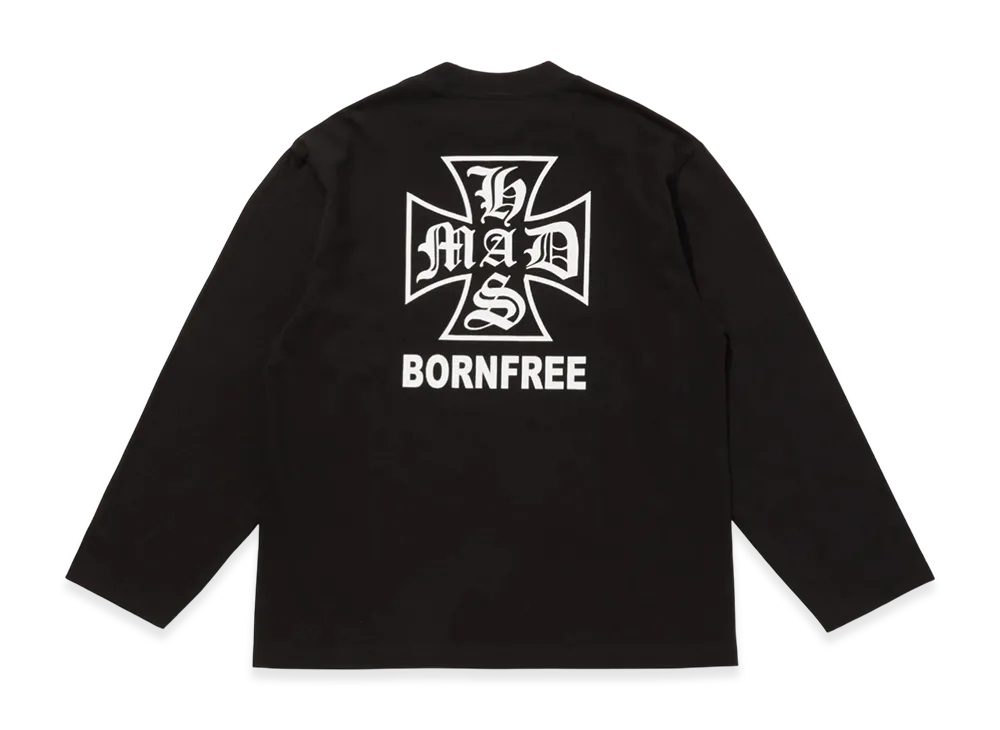 Hide and Seek Mad L/S Tee (Loose Fit) "Black"