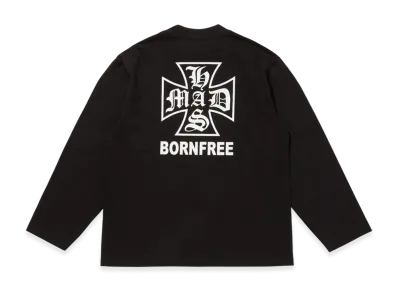 Hide and Seek Mad L/S Tee (Loose Fit) "Black"