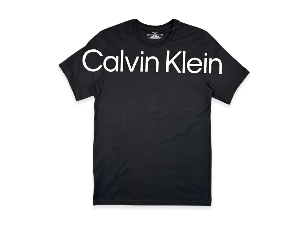 Calvin Klein Logo Crew Neck T-Shirt "Black"