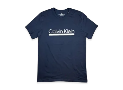 Calvin Klein Logo Crew Neck T-Shirt "Navy"