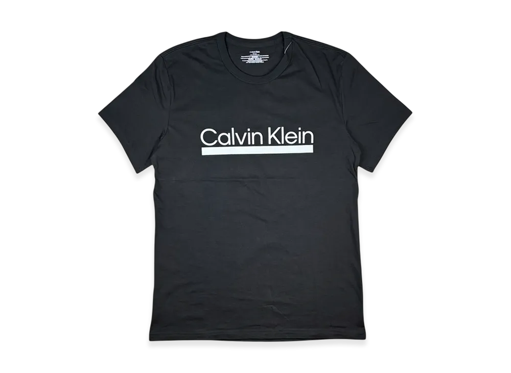 Calvin Klein Logo Crew Neck T-Shirt "Black"