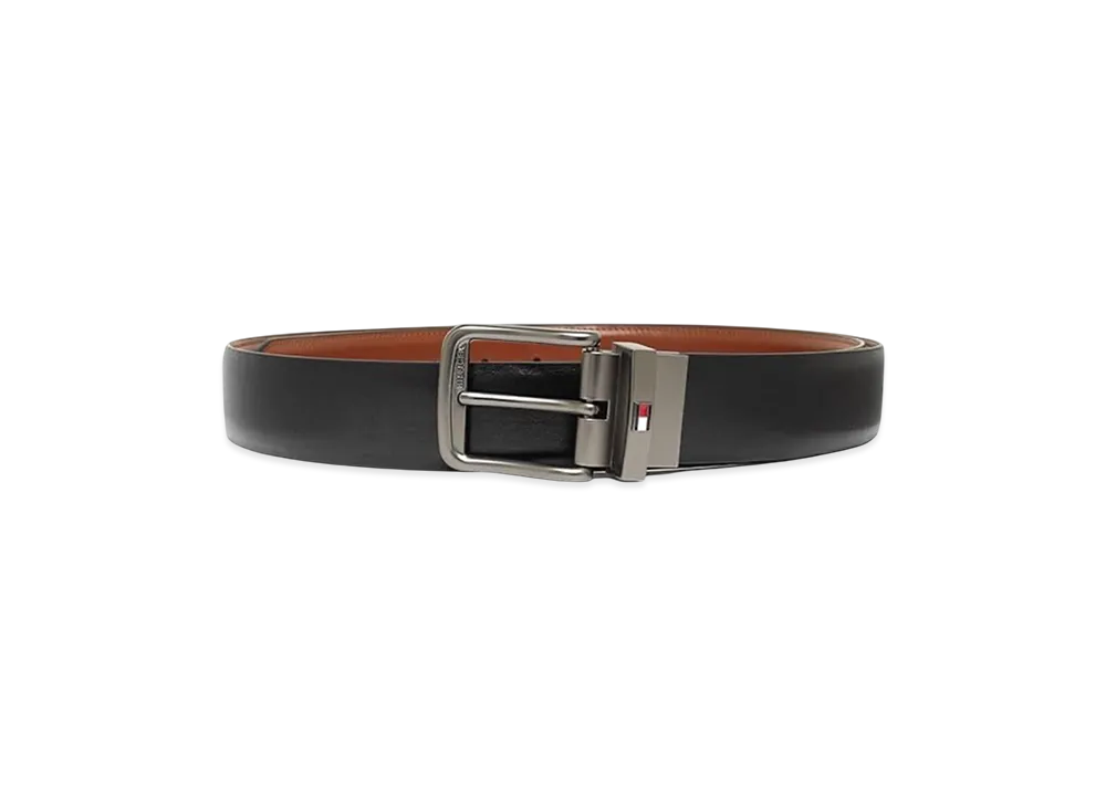 TOMMY HILFIGER Reversible Belt "Black/Tan"