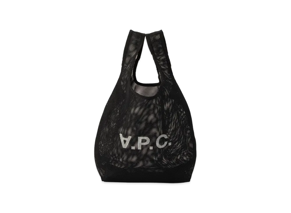 A.P.C. Rebound Mesh Tote Bag "Black"