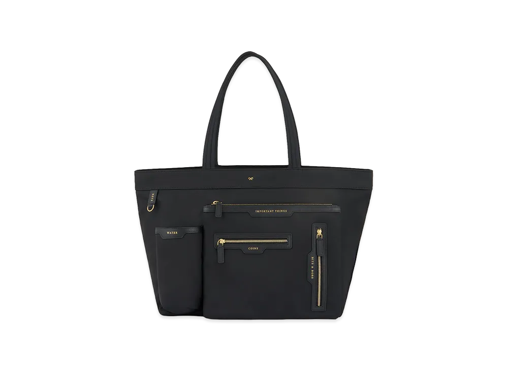 Anya Hindmarch E/W Tote Multi Pocket "Black"