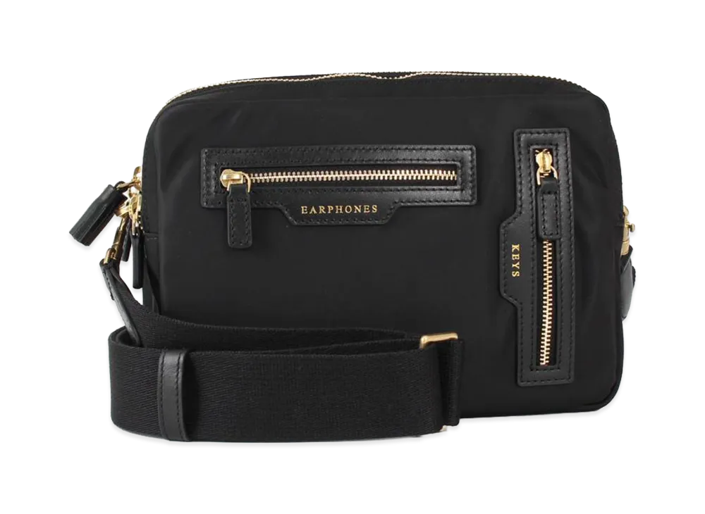 Anya Hindmarch Labelled Crossbody Trio "Black"