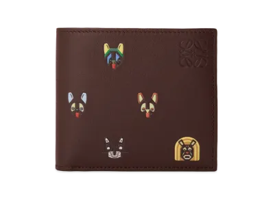 LOEWE x Louis Wain Bifold Wallet "Brown"