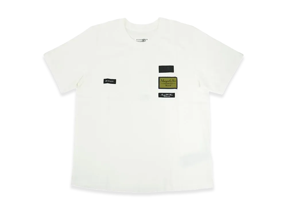 MM6 Maison Margiela Labelpatch Short Sleeve T-Shirt "White"