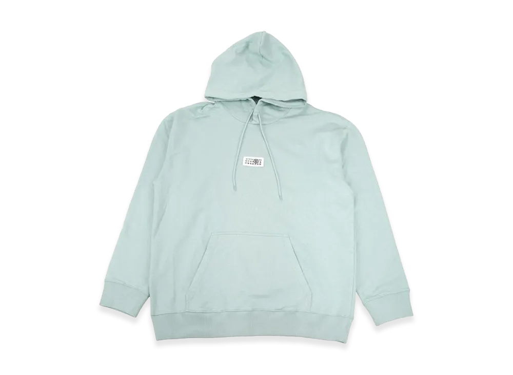 MM6 Maison Margiela Patch Logo Hoodie "Turquoise"