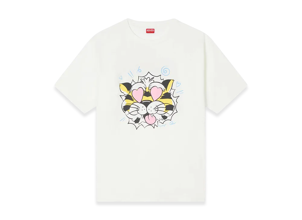 KENZO Wild Tiger Oversized T-Shirt "White"