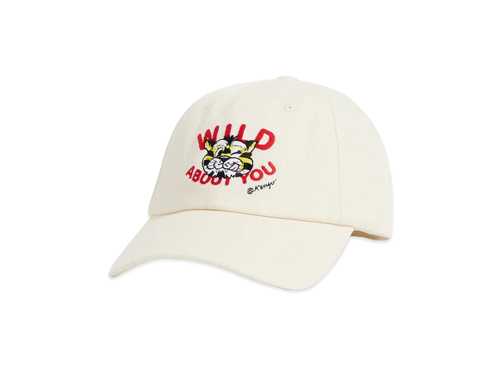 KENZO Wild Tiger Embroidery Cap "White"