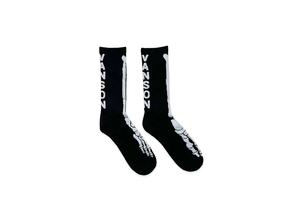 Vanson Socks "Bone A"
