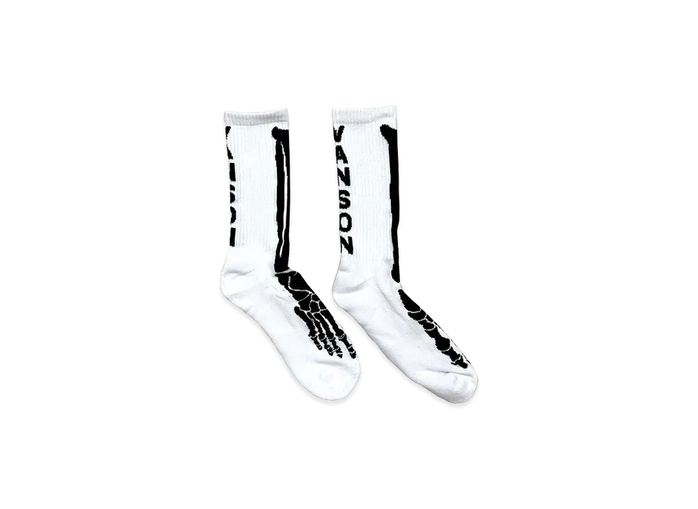 Vanson Socks "Bone B"