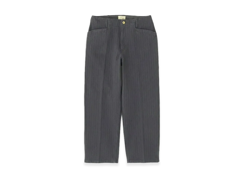Schott Stripe Frisco Pants "Charcoal"