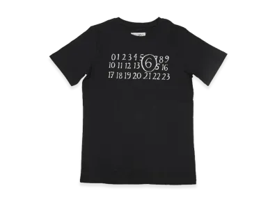 MM6 Maison Margiela Kids Numeric Logo T-Shirt "Black"