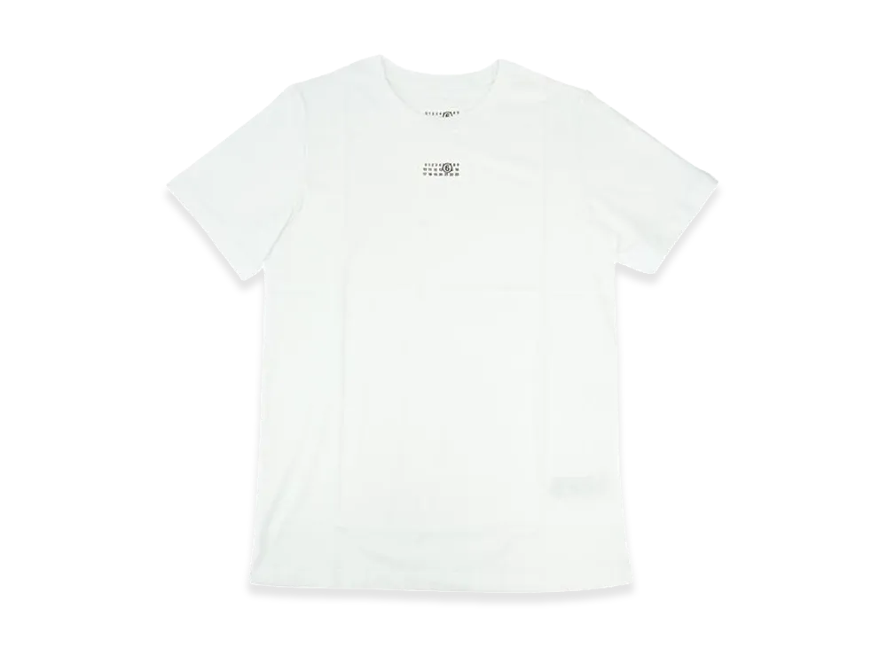 MM6 Maison Margiela Kids Label Logo T-Shirt "White"