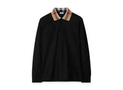 Burberry Cotton Polo Shirt "Black"