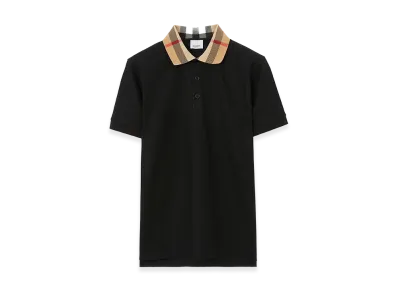 Burberry Cotton Polo Shirt "Black"