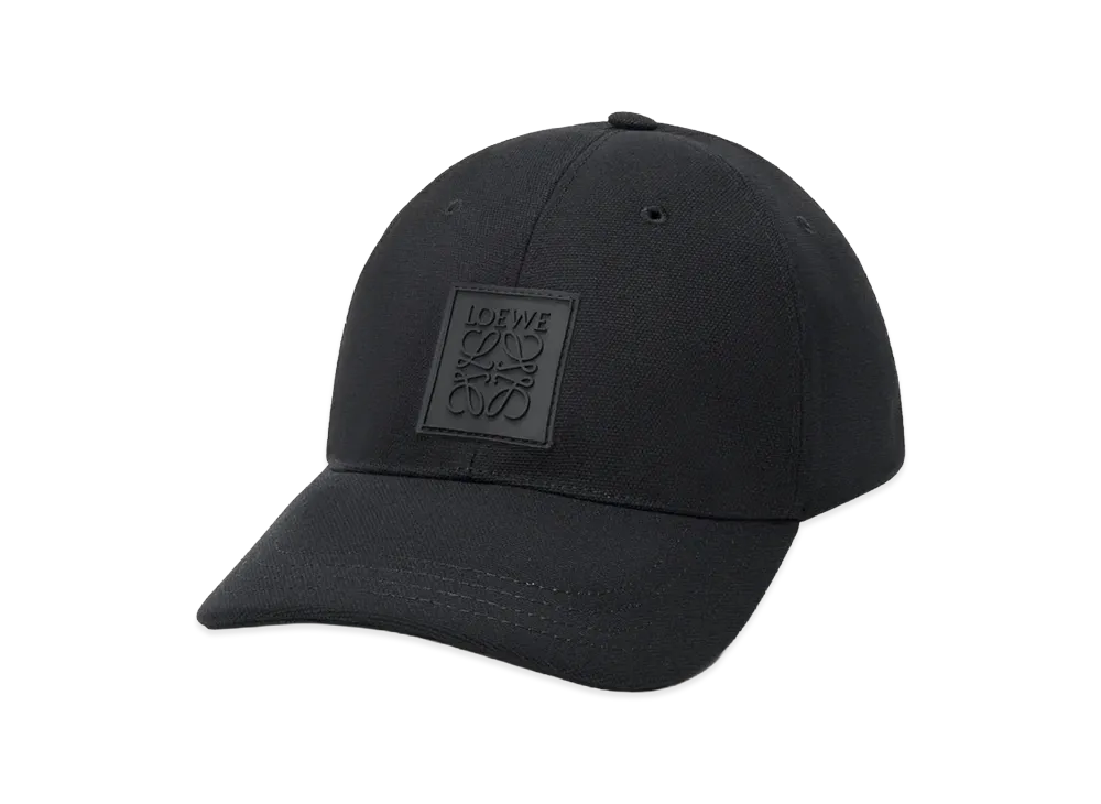 LOEWE Canvas Patch Cap "Black"