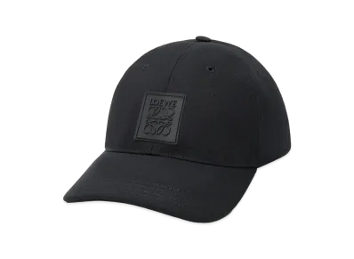 LOEWE Canvas Patch Cap "Black"