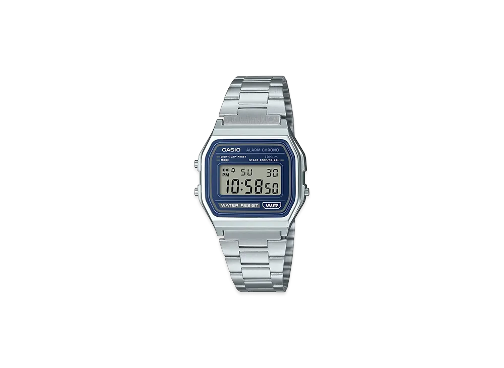 Casio Classic A158WEA-2JF "Silver/Blue"
