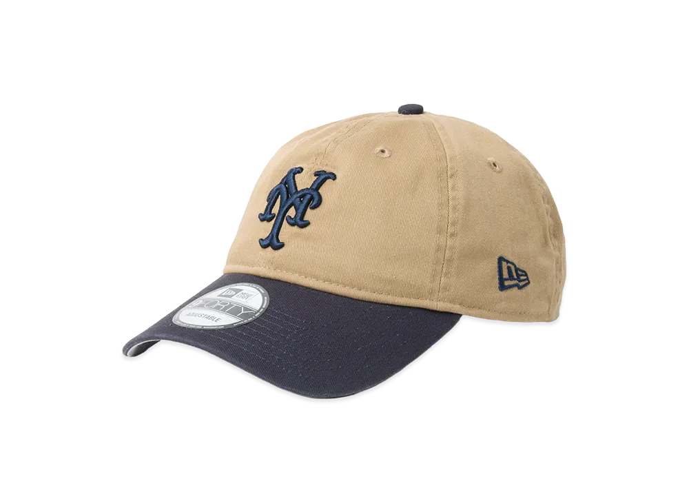 NEW ERA 9FORTY MLB Unstructured New York Mets "Khaki"