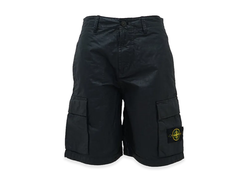 Stone Island Nylon Panama Relaxed Shorts "Black"