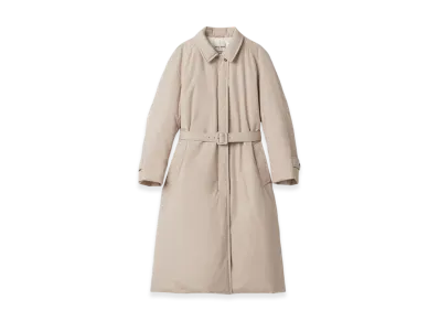 MIU MIU Women's Panama Cotton Down Coat "Limestone"