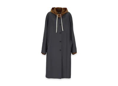 MIU MIU Women's Coats "Dark Gray"
