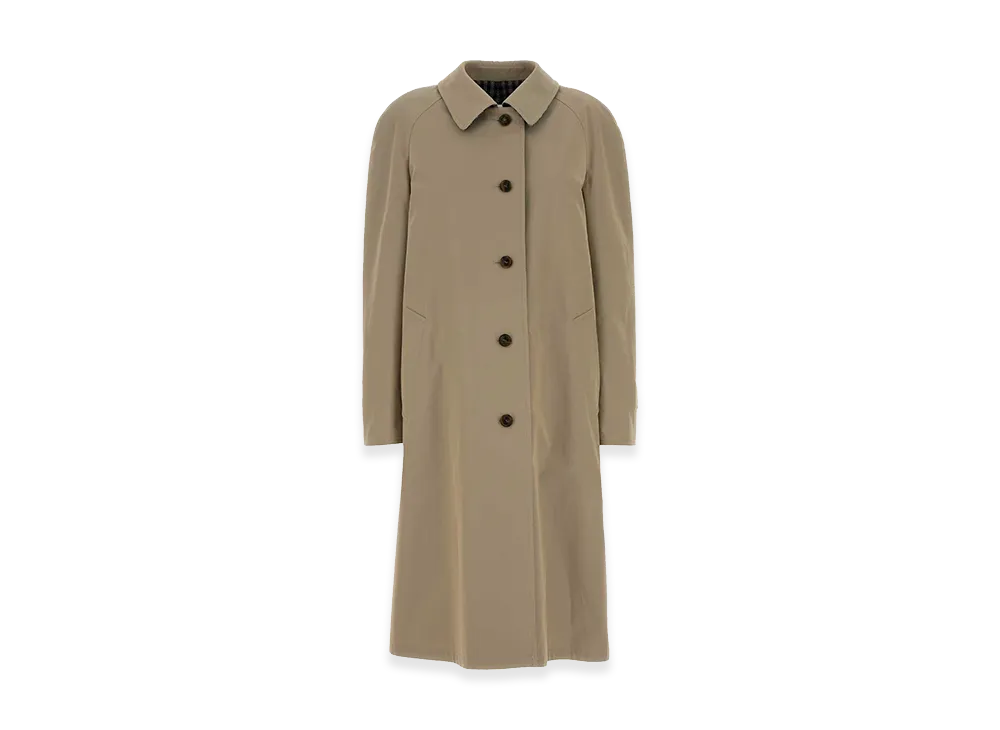 MIU MIU Women's Gabardine Reversible Trench Coat "Beige"