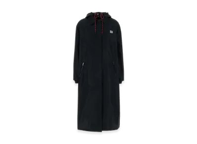 MIU MIU Women's Polyester Overcoat "Midnight Blue"