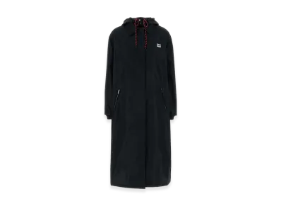 MIU MIU Women's Polyester Overcoat "Midnight Blue"