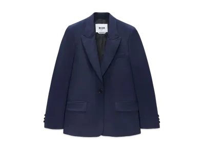 MSGM Wool Tailoring Tailored Jacket "Navy"