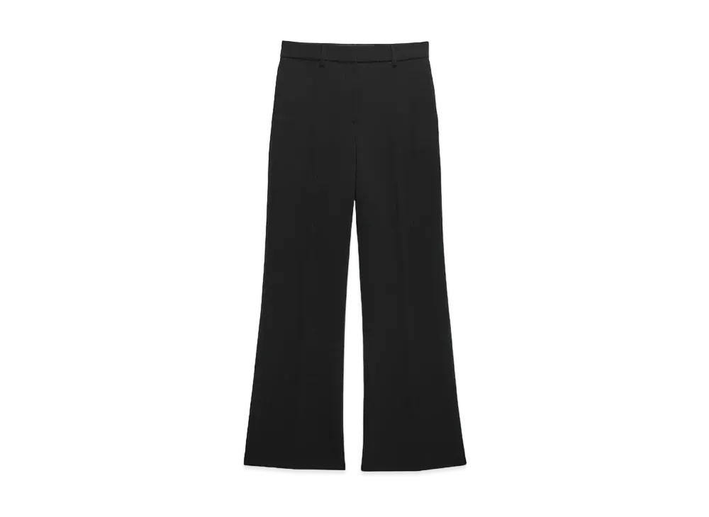 MSGM Black Tailored Palazzo Pants "Black"