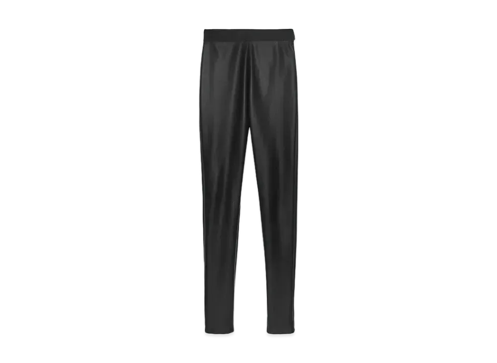 MSGM Faux-Leather Leggings "Black"