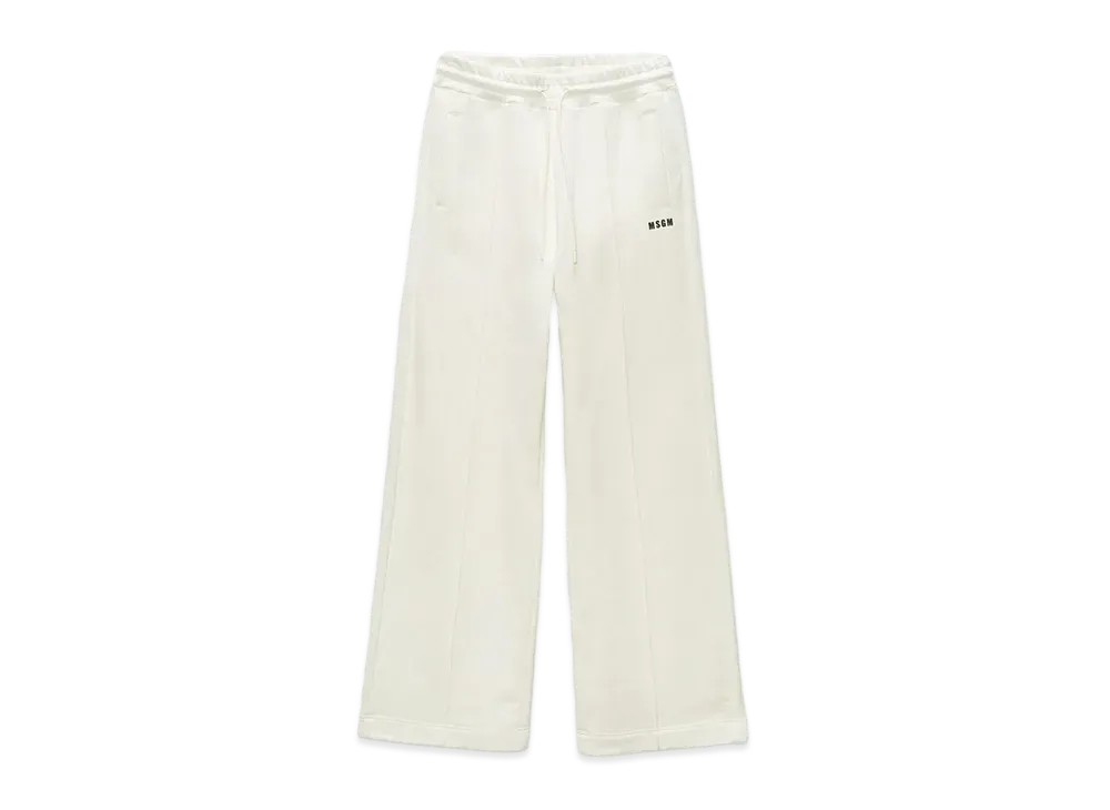 MSGM Jersey Jogging Pants "White"
